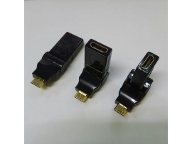 Zikko ZK-B176 Mini HDMI Male to HDMI Female Converter 360 Derajat